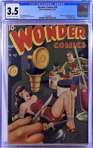 Better Publications Wonder Comics #15 CGC 3.5