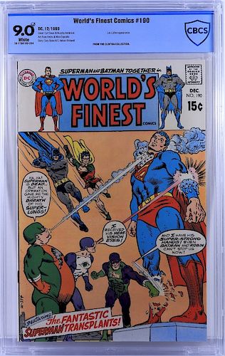 DC Comics World's Finest Comics #190 CBCS 9.0