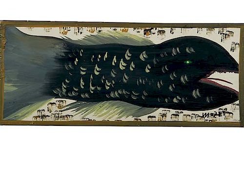 Outsider Art, Mose Tolliver, Fish