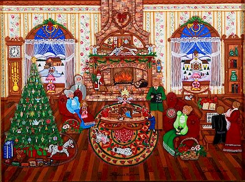 Outsider Art, Linda M Truty, Christmas Memories
