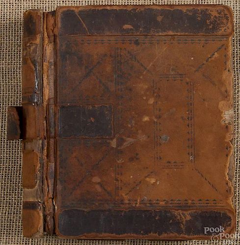Civil War era book of signatures of members of th