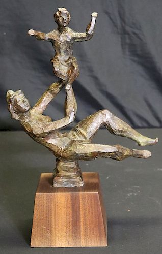 Chaim Gross  (1904 - 1991) Signed Bronze Sculpture