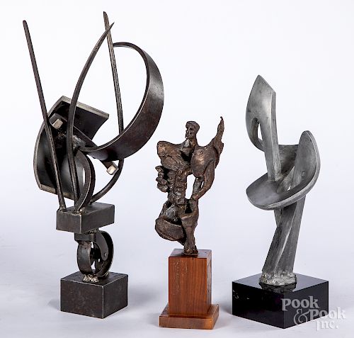 Three contemporary sculptures