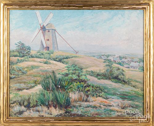 J. Winthrop Andrews oil on canvas landscape