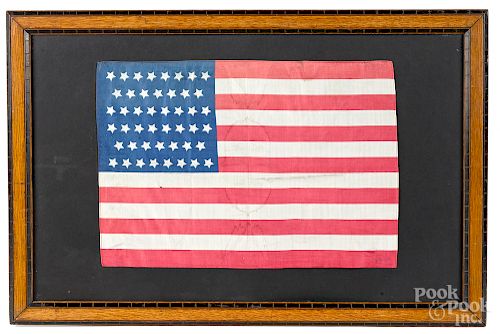 Framed American flag