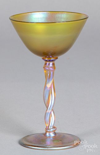 Tiffany art glass champagne