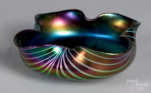 Loetz art glass bowl