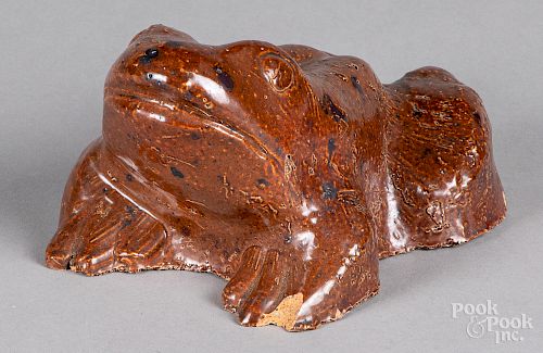 Sewer tile pottery frog