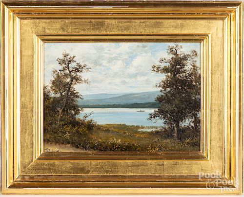 Thomas Bailey Griffin oil on canvas landscape