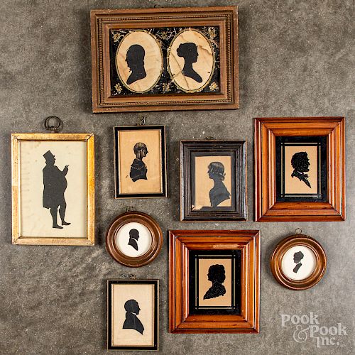 Collection of silhouettes.