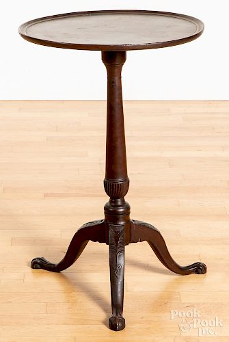 Chippendale mahogany candlestand