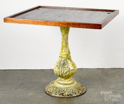 Cast iron display table
