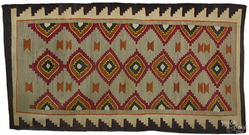 Navajo regional rug, ca. 1940, in a J. B. Moore s