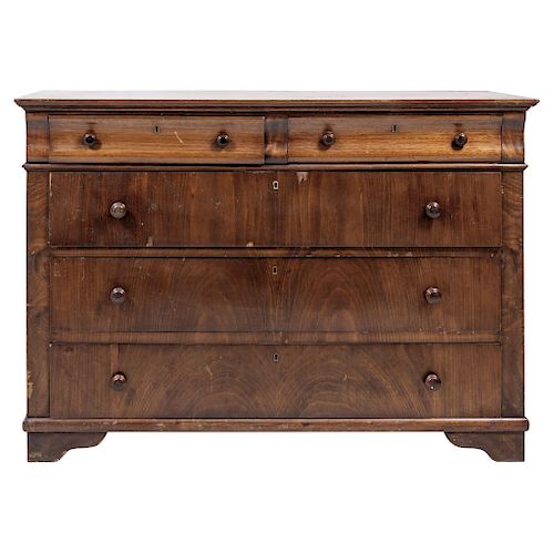 CHEST OF DRAWERS. EARLY 20TH CENTURY. ENGLISH Style. Wood with five drawers.