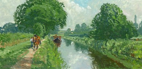 Robert Lougheed, Pulling the Canal Boat