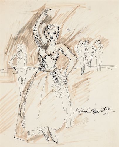 Alfred Morang, Untitled (Dancing Figure), 1950