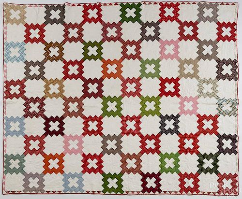 Pennsylvania patchwork friendship quilt, late 19t
