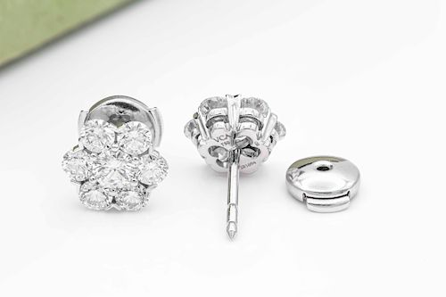 Van Cleef & Arpels Fleurette Diamond Earrings