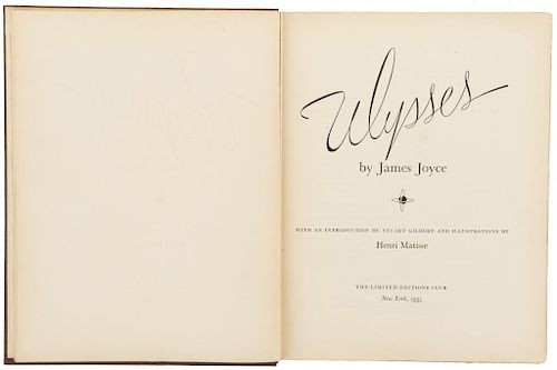 Joyce, James. Ulysses. New York: The Limited Editions Club, 1935.