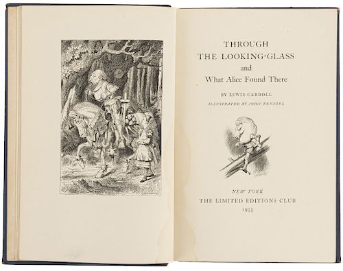 Lewis, Carroll. Through the Looking - Glass and What Alice Found There. New York: The Limited Editions Club, 1935.