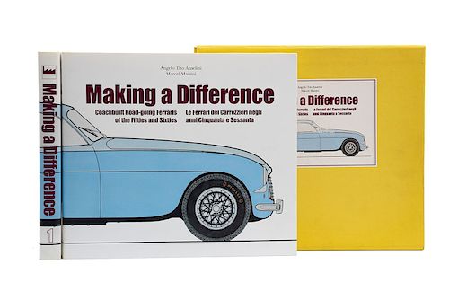 Anselmi, Angelo Tito - Massini, Marcel. Making a Difference. Coachbuilt Road - Going Ferraris of the Fifties and Sixties. Piezas: 2.