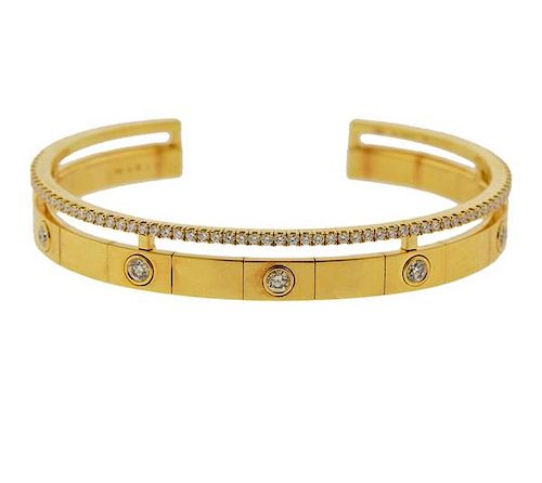 Marli 18K Gold Diamond Chelsea Bracelet