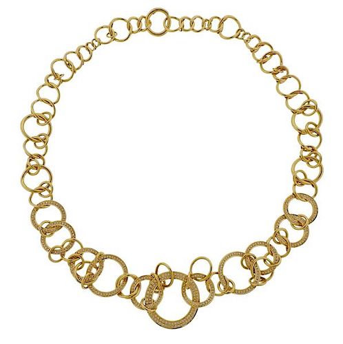 Di Modolo Tempia 18k Gold Diamond Necklace