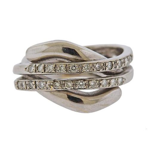Gregg Ruth 18k Gold Diamond Ring