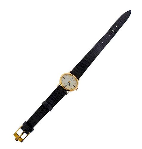 Rolex Precision 1970s 18k Gold Watch 