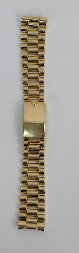 Rolex 18 Karat Gold Wristwatch band. 63.3 grams.