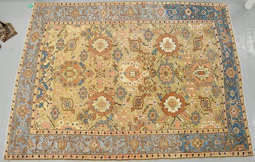 Heriz Oriental Carpet, circa 1900. 9' x 12'.