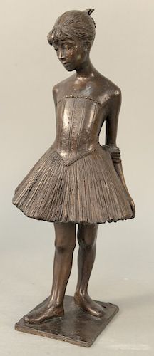 James Butler (B1931), bronze ballerina figural sculpture 1977, signed butler 77. height 15 inches.