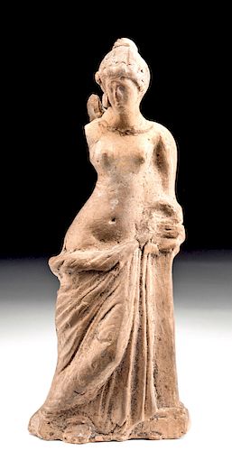 Greek Hellenistic Terracotta Muse, ex-Bonhams