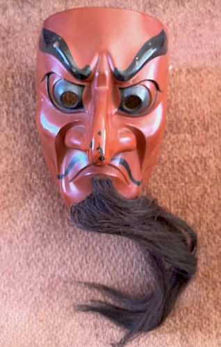 Bugaku Mask of Sanju, c. 1700