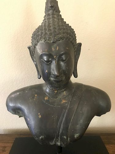 Buddha, Bronze, Thailand, 14/15th Century