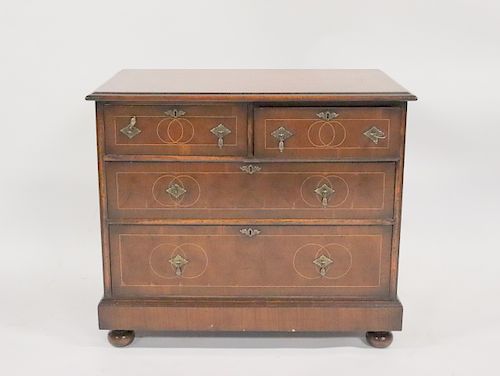 Vintage And Fine Custom Quality Inlaid Chest