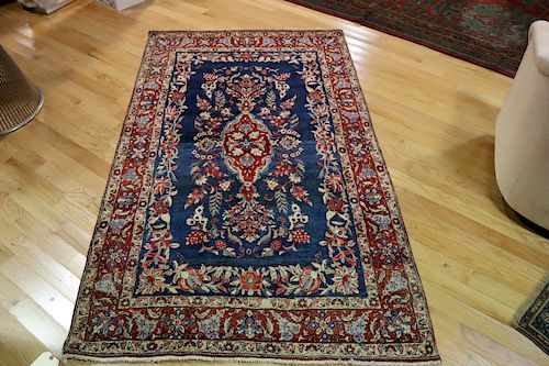 Antique And Finely Hand Woven Area Carpet .