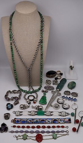 JEWELRY. Assorted Sterling Jewelry Grouping