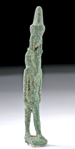 Egyptian Bronze Striding Votive Figure - Nefertum