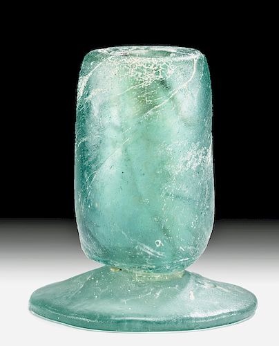 Rare Roman Glass Kohl Jar, ex-Bonhams