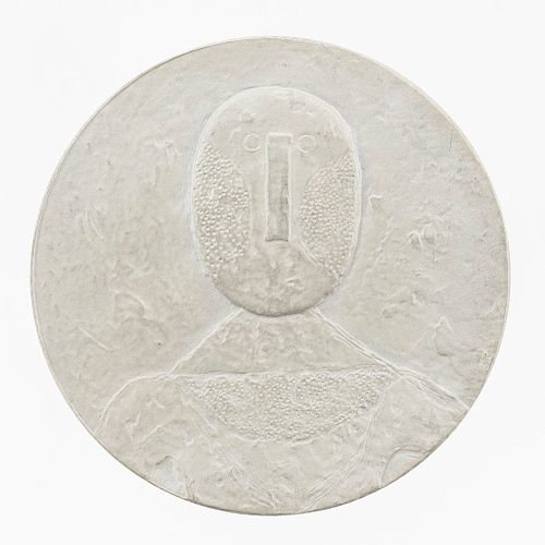 Rufino Tamayo. (Oaxaca de Juárez, México, 1899 - Ciudad de México, 1991). Medalla conmemorativa con su obra gráfica "El hombre en...