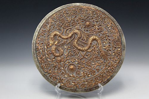 Chinese bronze panel.