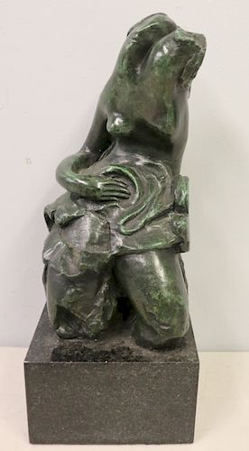 In The Style Of Archipenko Bronze Sculpture