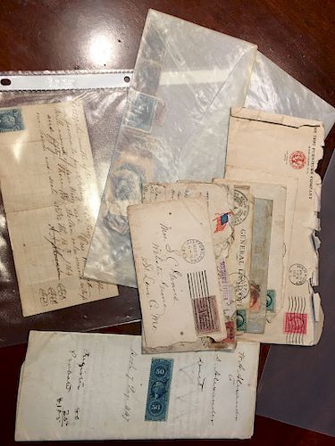 OLD A lot of US Stamps and letters
