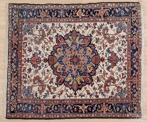 Two Hamadan carpets, ca. 1940, 7'4'' x 4'10'' and 6