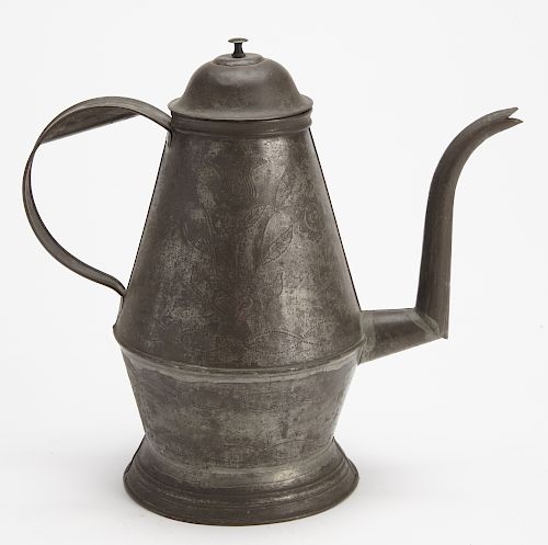 Berks County PA Punched Tin Coffee Pot