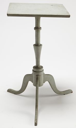 Early Candlestand in old Gray Paint