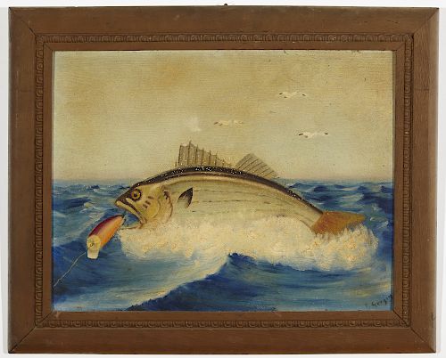 Folk Art Fish Painting