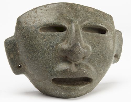 Mayan Carved Stone Mask
