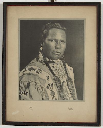 Two Hileman Photographs of Native Americans
